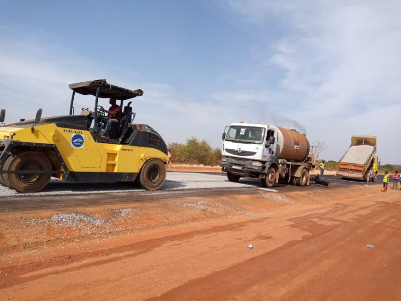 Travaux sur une voirie